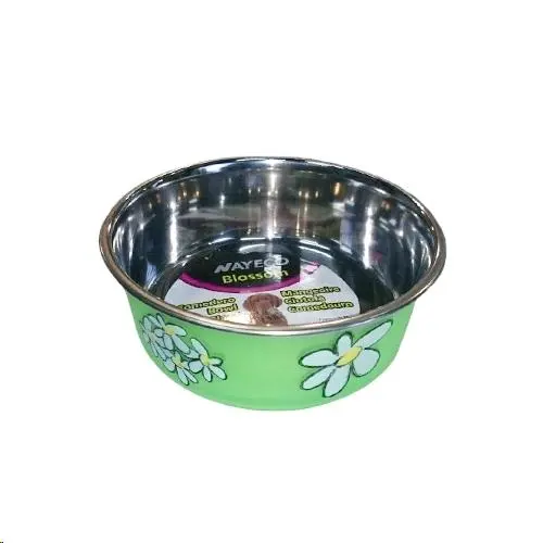 Comedero Blossom Verde 14cm 500ml