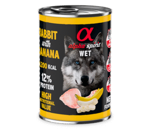 Comida Húmeda de Conejo con Plátano by Alpha Spirit