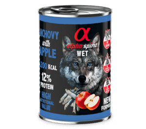 Comida Húmeda de Boquerón con Manzana Roja by Alpha Spirit