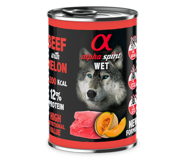 Comida Húmeda de Ternera con Melón by Alpha Spirit