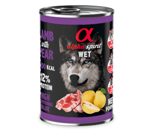 Comida Húmeda de Cordero con Pera by Alpha Spirit