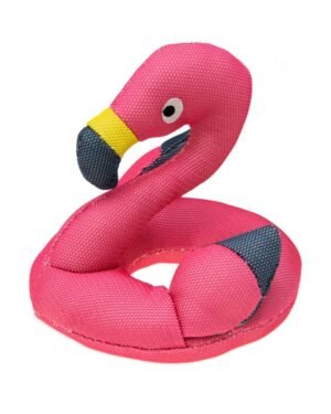 Peluche Flamenco Con Tela Acuática