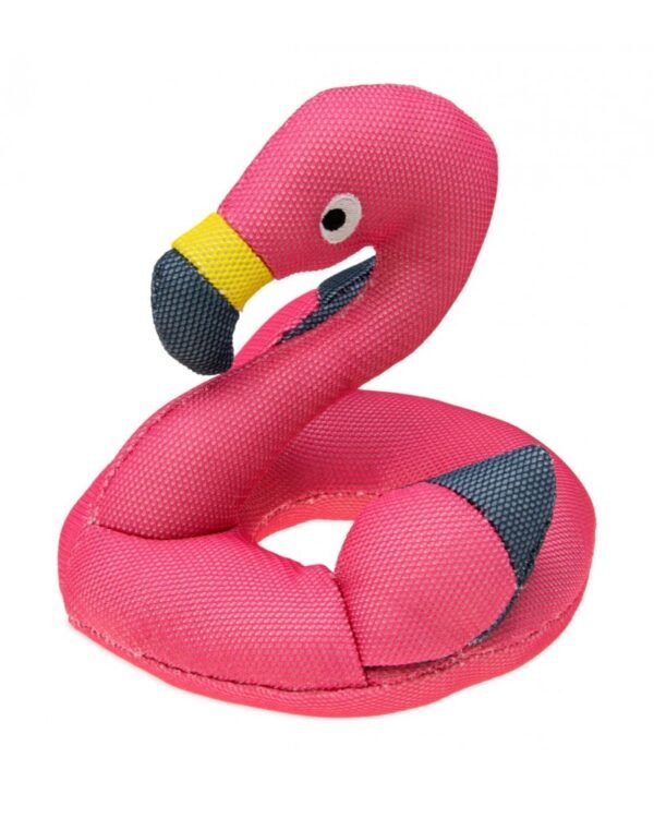 Peluche Flamenco Con Tela Acuática