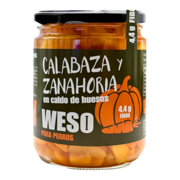 Zanahoria Y Calabaza En Caldo De Huesos