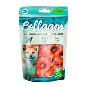 Bubimex-Snack-Aritos-Colageno-Salmon-para-Perros Aritos De Salmón Con Colágeno