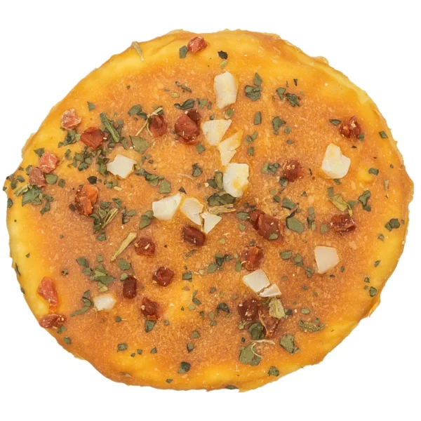 Pizza pollo y colágeno